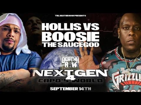 Hollis vs Boosie The Saucegod