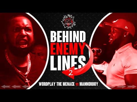 Wordplay The Menace vs Mannorboy