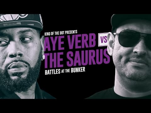Aye Verb vs The Saurus